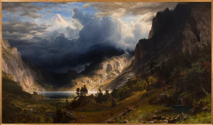 Una tempesta sulle Montagne Rocciose, Monte Rosalie