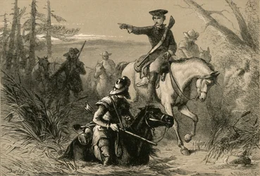 Il maggiore Washington nella sua missione al comandante francese, 1877