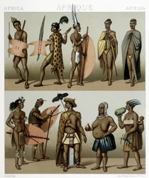 Costume tradizionale della Cafreria (parte meridionale dell
