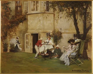 Tè in giardino