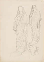 Aino Ackté come Alcestis, bozzetto