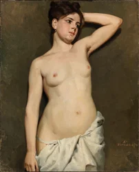 Nudo femminile, studio accademico