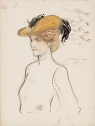 Donna con cappello