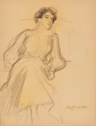 Donna seduta