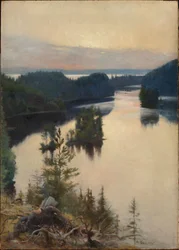 Cresta di Kaukola al tramonto