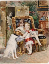 Michael e Xenia, figli dello zar Alessandro III