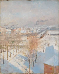 Parigi sotto la neve