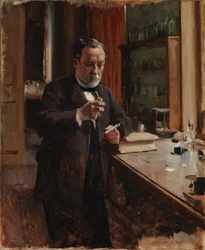 Ritratto di Louis Pasteur, studio