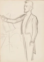 Robert Kajanus, schizzo per ritratto