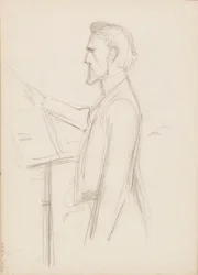 Robert Kajanus, schizzo per ritratto