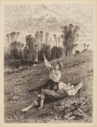 Senza Titolo (Ragazzi che Volano un Aquilone)