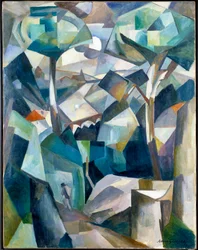 Paesaggio con personaggi