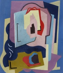 I due elementi ritmici; Les Deux Elements Rythmes, 1923 circa (gouache su carta)
