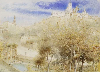 La Fonte Branda, Siena, 1905