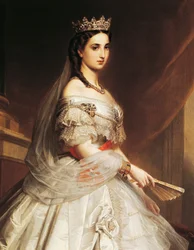 Ritratto di Carlotta di Sassonia-Coburgo-Gotha