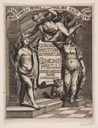 Frontespizio per Simon Paulli, "Quadripartitum Botanicum", 1667