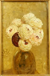 Un vaso di dalie