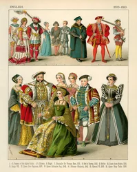 Costume inglese 1500-1550