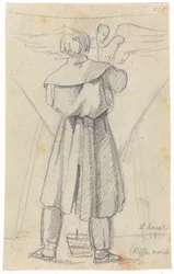 Herman Wilhelm Bissen modella uno dei pennacchi per la chiesa del castello di Christiansborg