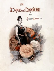 La signora delle camelie - Alexandre Dumas figlio. Illustrazione di Albert Lynch