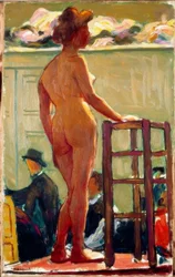 Nudo su piedistallo