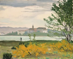 Fontarabie, vista di Hendaye, Il Passeggiatore