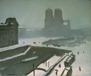 Notre Dame in inverno