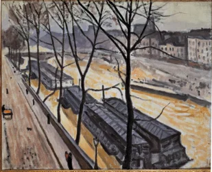 Parigi in inverno (Quai de Bourbon)
