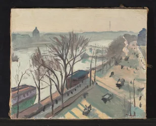 Quai du Louvre, sole pallido