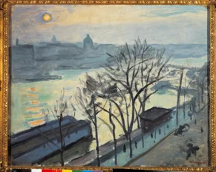 Sole su Parigi. Il Quai du Louvre