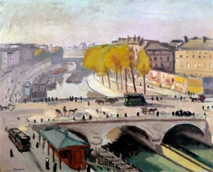 Il Pont Saint Michel e il Quai des Grands Augustins a Parigi