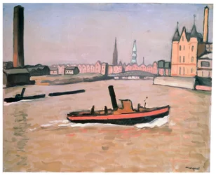 Il porto di Amburgo, 1909