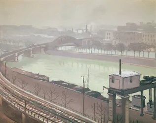 Il fiume Senna a Grenelle