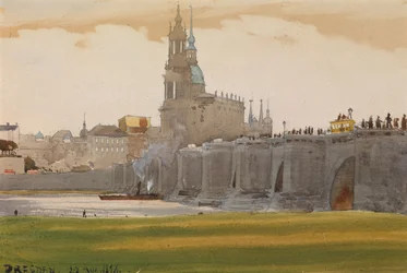 Veduta di Dresda, 1898