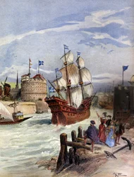La flotta di Francesco I a Le Havre
