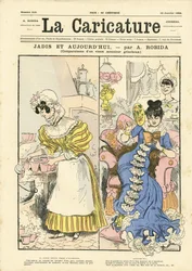 Illustrazione per la copertina di La Caricature (1880)