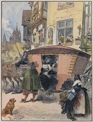 Illustrazione per Le Capitaine Bellormeau di e illustrato da A Robida