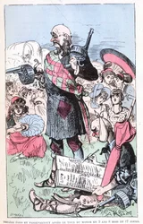Phileas Fogg e Passepartout dopo il giro del mondo in 3 anni 8 mesi e 17 giorni, parodia di Jules Verne, "Viaggi straordinari di Saturnin Farandoul in 5 o 6 parti del mondo e in tutti i paesi conosciuti o sconosciuti a Mr. Jules Verne" di