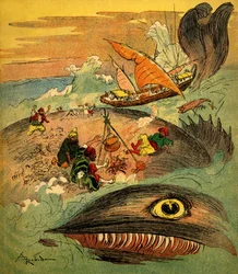 Sindbad il marinaio - racconto delle mille e una notte (1001) - libro del 1948 che racconta le sue avventure (edizione Fortin, collezione Immagini Meravigliose dell