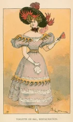 Toilette da ballo, Restaurazione