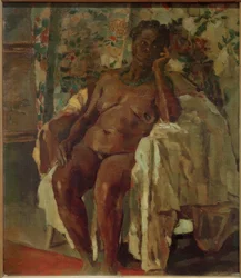 Donna seduta (Donna nera seduta)