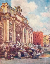 Fontana di Trevi, c1905