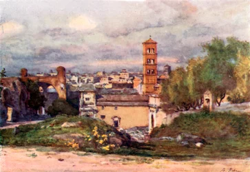 Dalla terrazza della Casa di Domiziano