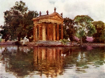 Acqua ornamentale, Villa Borghese