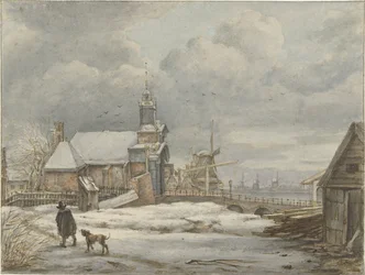 Veduta della Haarlemmerpoort ad Amsterdam