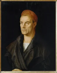 Jakob II Fugger, detto "Il ricco" (dipinto su legno di tiglio)
