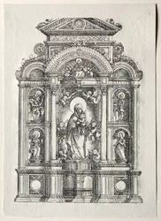 Altare con la Bella Maria di Ratisbona