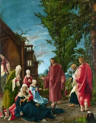 Cristo si congeda da sua Madre