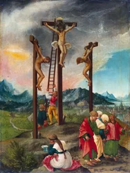 Cristo sulla croce tra i ladroni