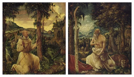 La stigmatizzazione di san Francesco / La penitenza di san Girolamo